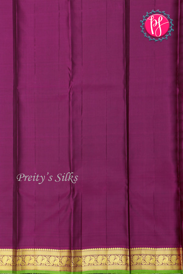 Kanchipuram Soft Silk Saree-Green-PA20390