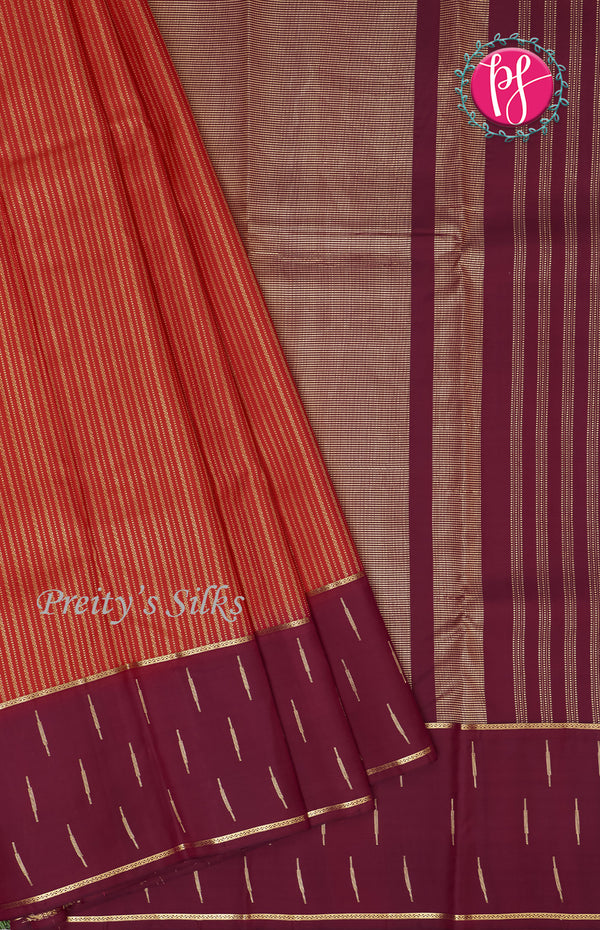 Pure Kanchipuram Silk Saree-PF63039