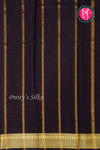 Pure Mysore Crepe Silk Saree-Red And Black-PA22436