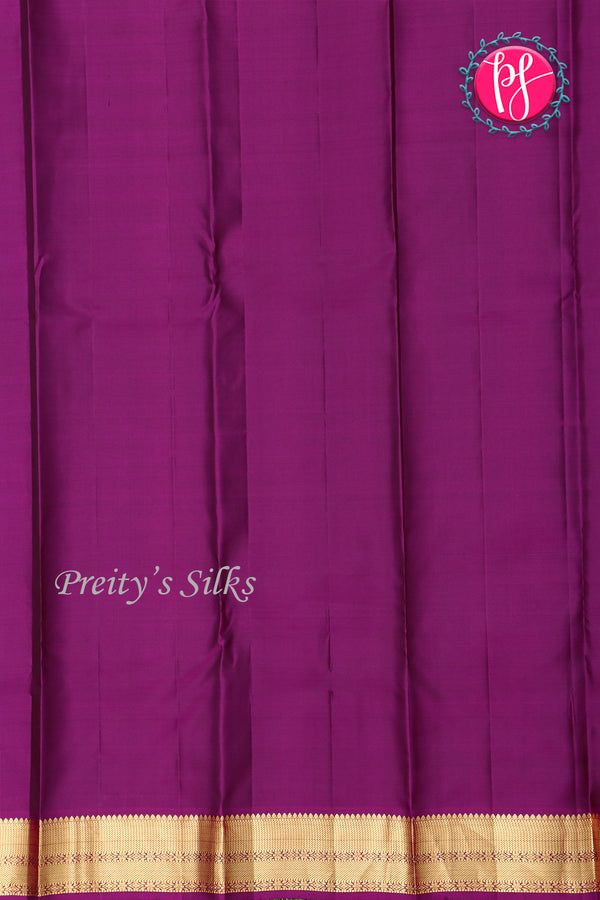 Kanchipuram Soft Silk Saree-Bottlegreen-PA20390