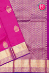 Pure Kanchipuram Silk Saree-MejentaPink-PA39434