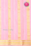 Pure Mysore Crepe Silk Saree -Bottle Green With Baby Pink -PF80567