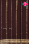 Pure Mysore Crepe Silk Saree-Deepmaroon-PA35304