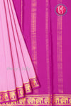Pure Mysore Crepe Silk Saree-Contrast-Mauve And Purple-PA19804