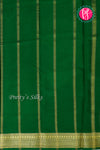 Pure Mysore Crepe Silk Saree-Orange And Green-PA22436