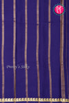 Pure Mysore Crepe Silk Saree-Navyblue-PA21766