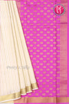 Pure Mysore Crepe Silk Saree -PF77442