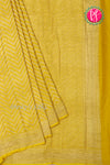 PURE KADDI BANARASI GEORGETTE SILK SAREE-Olive Green-PA23860