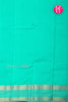 Half Pure Kanchipuram Silk Saree-Rasberrypink And Seagreen -PA24996