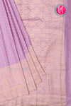 PURE KADDI BANARASI GEORGETTE SILK SAREE-Mauve-PA23833