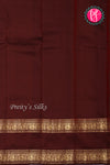Pure Kanchipuram Silk Saree-Olivegreen And Chcolategreen-PA23514