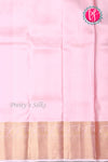 Pure Kanchipuram Silk Saree-Orange And Lightpink-PA23514