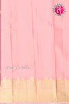 Pure Kanchipuram Silk Saree-Maroon And Lightpink-PF81310
