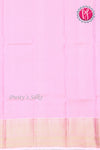 Half Pure Kanchipuram Silk Saree-Purple With Ligth Pink-PF81414