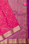Pure Kanchipuram Silk Saree-Kankambara Pink And Purple-PA23588