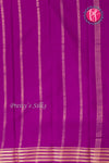 Pure Mysore Crepe Silk Saree -Purple-PA03145