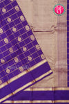Half Pure Kanchipuram Silk Saree- Purple- PA24996