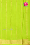 Pure Mysore Crepe Silk Saree -Brinjalvoilet And Green-PF86046