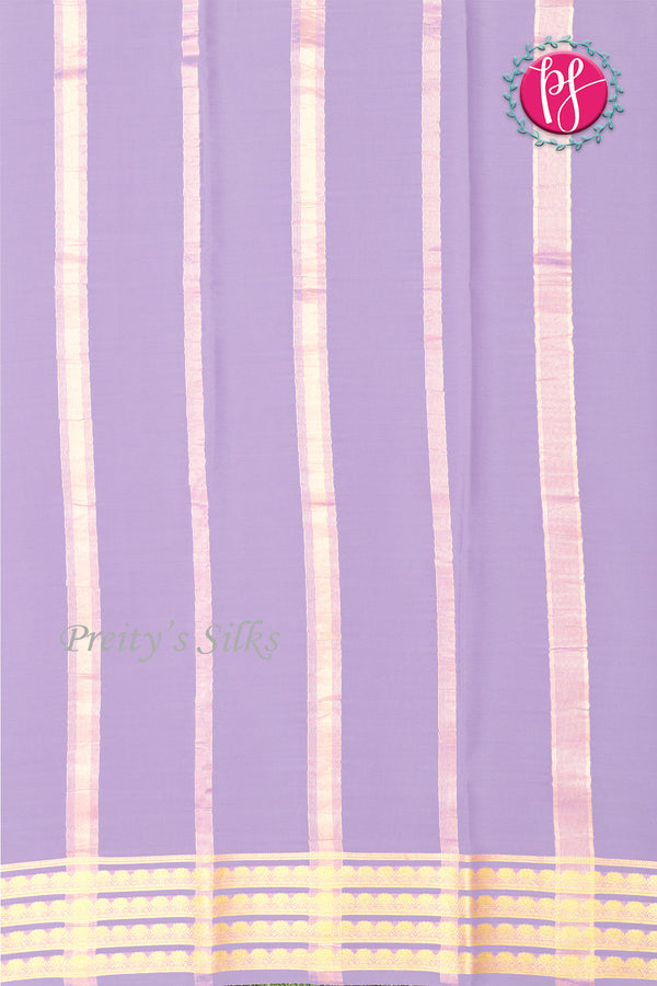 Pure Mysore Crepe Silk Saree-Mauve-PA19558