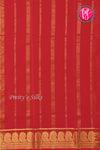 Pure Mysore Crepe Silk Saree-Red-PA20648