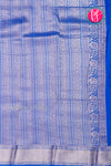 PURE KADDI BANARASI GEORGETTE SILK SAREE-Royalblue-PA23868