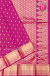 Pure Kanchipuram Silk Saree-Mejentapink-PA27609