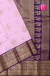 Pure Kanchipuram Silk Saree-LightLavender And Deeppurple-PA23552