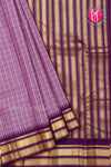 Half Pure Kanchipuram Silk Saree-Lavender And Purple-PF82198