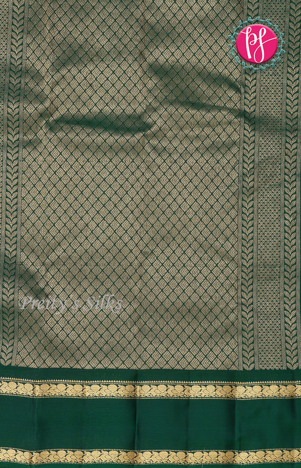 Half Pure Kanchipuram Silk Saree-PF68648