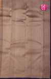 Pure Kanchipuram Silk Saree-Rust Orange With Deep Purple-PF68716