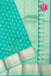 Pure Kanchipuram Silk Saree-Distempergreen-PA27611
