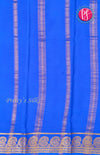 Pure Mysore Crepe Silk Saree With Contrast Mango Border-PF38142