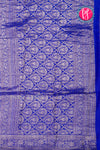 PURE KADDI BANARASI GEORGETTE SILK SAREE-Royalblue-PA23833