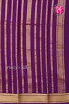 Pure Mysore Crepe Silk Saree -Kanakambara And Deepvoilet-PA72868