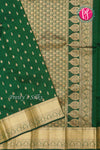 Pure Kanchipuram Silk Saree-Bottle Green-PA04339