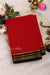 Pure Mysore Crepe Silk Saree-Red And Black-PA19960