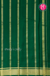 Pure Mysore Crepe Silk Saree-Bottlegreen-PA84140