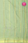 Pure Mysore Crepe Silk Saree-Pastelgreen-PA21845
