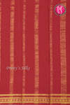 Pure Mysore Crepe Silk Saree-Parrotgreen And Red-PA19913