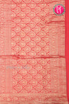 PURE KADDI BANARASI GEORGETTE SILK SAREE-Red-PA23833