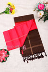 Kanchipuram Soft Silk Saree-Pink And Brown-PA35021