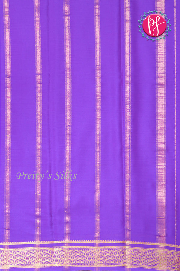 Pure Mysore Crepe Silk Saree -Lavender-PA84140