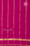 Pure Mysore Crepe Silk Saree-Mejentapink-PA21800