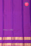Pure Kanchipuram Silk Saree-Blue And Purple-PA20294