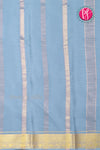 Pure Mysore Crepe Silk Saree -Bluishgrey-PA01332
