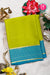 Pure Mysore Crepe Silk Saree-Olive Green And Tealblue-PA28865