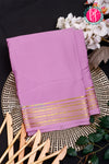 Pure Mysore Crepe Silk Saree-Pastel Pink-PA33665