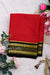 Pure Mysore Crepe Silk Saree-Red And Black-PA29011