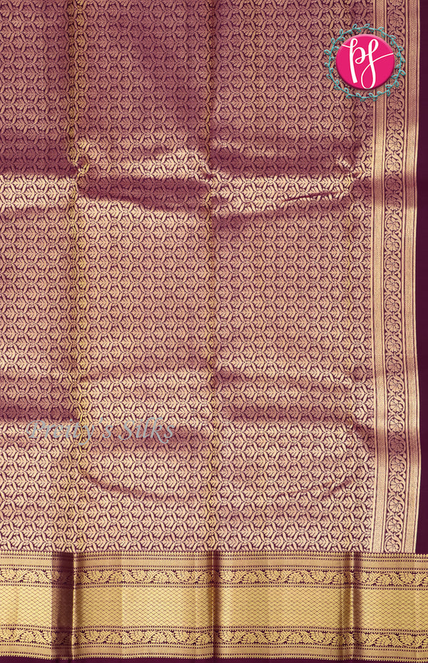 Half Pure Kanchipuram Silk Saree-PF59091