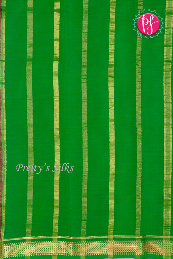 Pure Mysore Crepe Silk Saree -PF80459